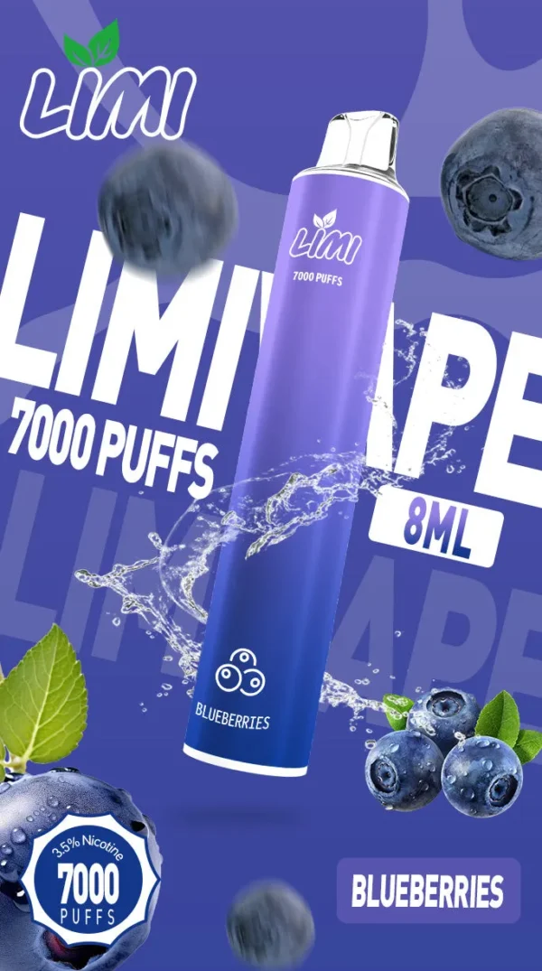 【LIMI 】7000口拋棄式\一次性電子煙（16種水果味）：圖片 2