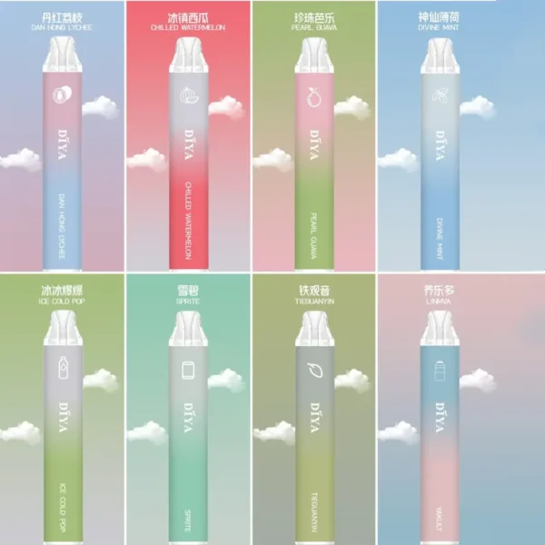 【DIYA】叮啞抛棄7500口\電子煙、15種口味：圖片 2